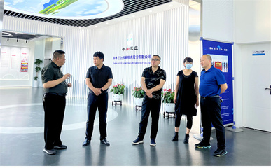 石嘴山市高新技術產業開發區管委會赴中水三立數據技術股份參觀調研，共促環境保護監測發展